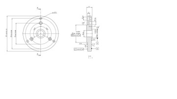 ADAPTER,TARCZA UCHWYT DO PODZIELNIC ŚREDNICA 110mm - pod uchwyt 80mm