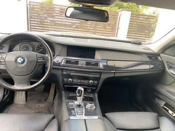 BMW Seria 7 F01 Sedan 730d 245KM 2009 BMW 7 F01 730 d 245 KM seria 7 faktura vat czarna skóra, zdjęcie 7