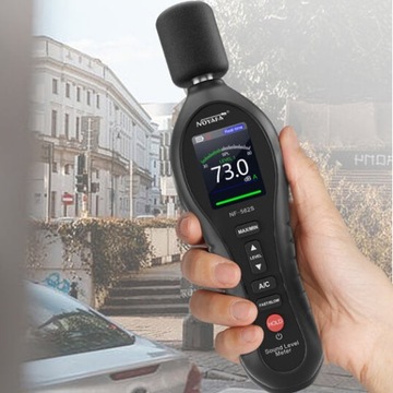 DECYBELOMIERZ SONOMETR MIERNIK HAŁASU POZIOMU DŹWIĘKU GŁOŚNOŚCI 30-130dBA/C