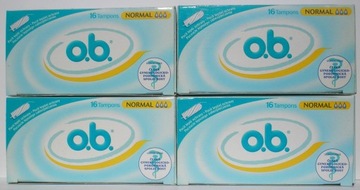 O.B. tampony OB NORMAL 4 x 16 sztuk