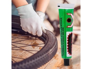 ŁATKI DO OPON DĘTKI GUMY ZESTAW NAPRAWCZY ROWEROWY DO PIŁEK 48 SZTUKI +KLEJ