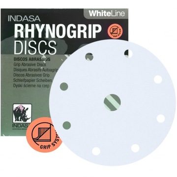 INDASA WHITE LINE Krążek ścierny dysk P-400 10szt