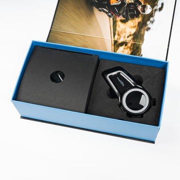 Fodsports FX7 MESH SYSTEM INTERCOM DLA 10 MOTOCYKLISTÓW DUAL CORE BT5.4+FM