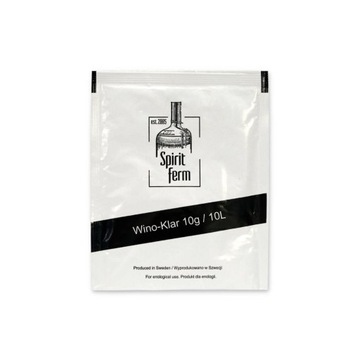 ŚRODEK DO KLAROWANIA - SPIRIT FERM - WINO-KLAR 10G