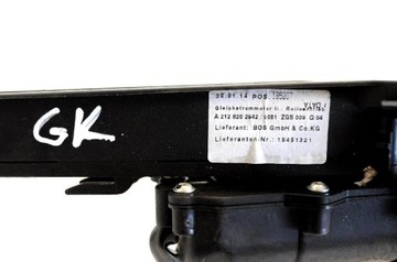 MERCEDES S212 E220 CDI 2012 RHD ZADNÍ POLIČKA KUFRU KRYT ŽELEZNICI LEVÝ