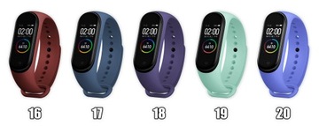 РЕМЕНЬ ДЛЯ XIAOMI MI BAND 3/4 – 21 ЦВЕТ