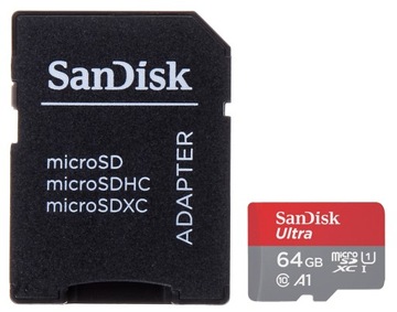 КАРТА ПАМЯТИ SD-MICRO UHS-I, SDXC 64 ГБ SANDISK