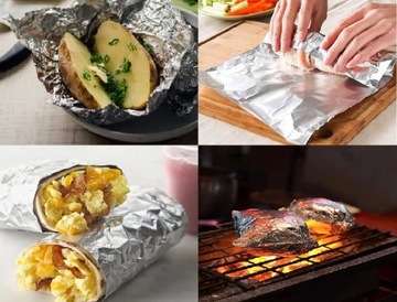 ФОЛЬГА АЛЮМИНИЕВАЯ ТОЛСТАЯ 10М PACLAN STRONG FOOD CATERING