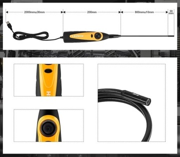 ИНСПЕКЦИОННАЯ КАМЕРА ЭНДОСКОП ANDROID LED USB-C IP67