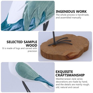 Украшение статуи чайки, резьба по дереву