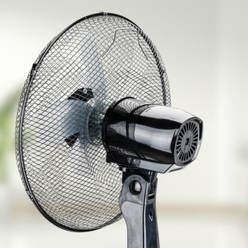 WENTYLATOR STOJĄCY 70 W WIATRAK PODŁOGOWY TIMER DO DOMU BIURA + pilot