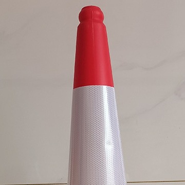 PACHOŁEK DROGOWY OSTRZEGAWCZY TWARDY ODBLASK SŁUPEK WYSOKI ODBLASKOWY 75 CM