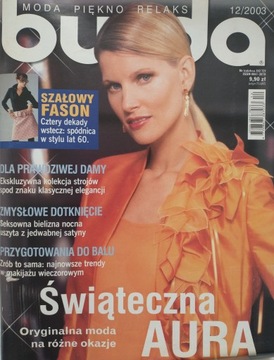 Burda Moda Piękno Relaks 12 / 2003 Wykroje
