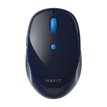 Bezprzewodowa mysz Havit MS76GT Plus 1600 DPI plug&play 2.4 GHz (niebie