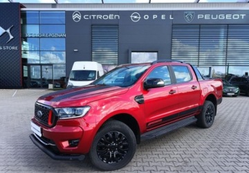 Ford Ranger V Podwójna kabina Facelifting 2019 2.0 EcoBlue 213KM 2022 Ford Ranger 2.0 EcoBlue 213KM STORMTRAK Automat 4X4 SalonPL FV23 2.0 213KM, zdjęcie 1