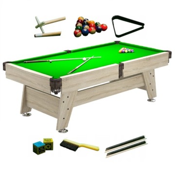 8FT Stół Bilardowy Radley Vintage Pool Sonoma Jasna