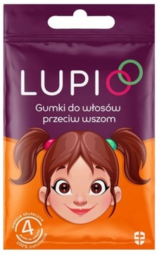 Gumki do włosów przeciw wszom 4 szt. LUPIO