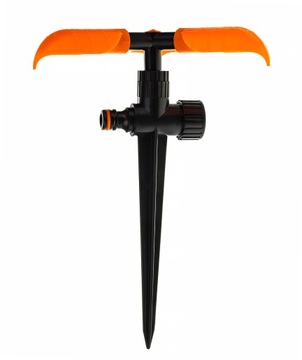 СПРИНКЛЕР САДОВЫЙ ИМПУЛЬСНЫЙ ПОВОРОТНЫЙ ДОЖДЕВАТЕЛЬ, РЕГУЛИРУЕМЫЙ НА 360°, 3-РУЧНОЙ