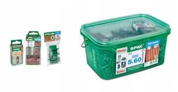 SPAX-D HKB L шурупы для террасы 5 x 60 мм 500 шт.