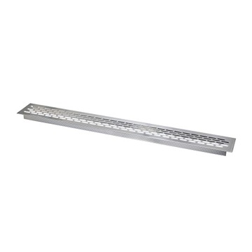 ALUMINIOWA MEBLOWA KRATKA WENTYLACYJNA DO MEBLI METALOWA 60x484 mm - POLER
