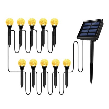 Solar Bubbles Lawn Lamp String Set Outdoor