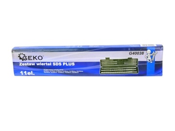 Komplet wierteł do betonu wiertła SDS 5-20mm widiowe zestaw w etui GEKO