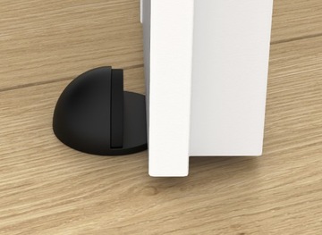 Бампер, стопор, стопор-полусфера, приклеенный, черный