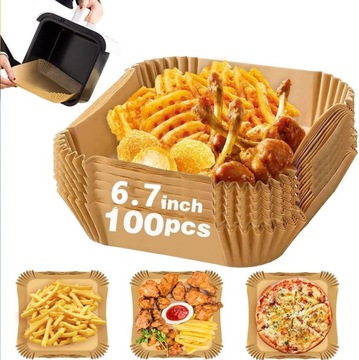 БУМАГА ДЛЯ ВЫПЕЧКИ КОРИЧНЕВАЯ СИЛИКОНОВАЯ, 100 ШТ, МАСЛОУСТОЙЧИВАЯ
