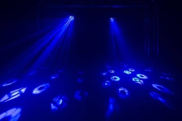Светодиодный эффект RGBA UV Derby + стробоскоп гобо