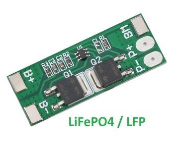 Защита PCM BMS LiFePO4 LFP 2S 7,2 В ток 8 А Зарядное устройство / 0017