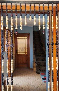 ДЕРЕВЯННАЯ ШТОРА С БИСЕРАМИ 80см - подарок