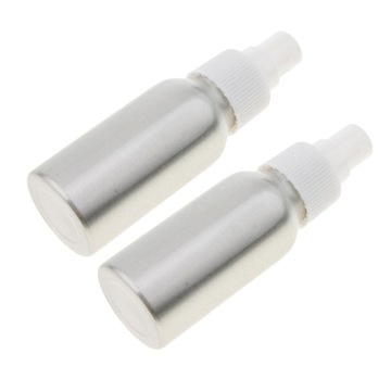 2шт. Пустой алюминиевый распылитель многоразового использования, 150 мл.