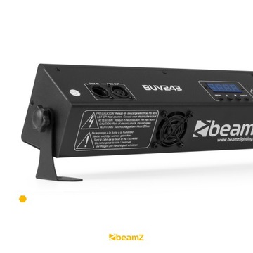 Лучевая ультрафиолетовая лента BUV243 DMX 2х12 светодиодов Beamz