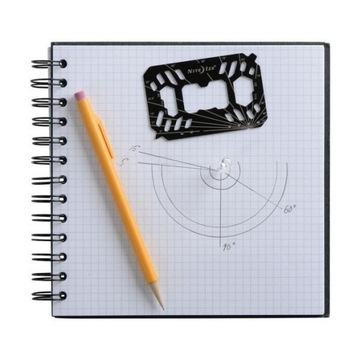 Nite Ize Financial Tool Многофункциональная карта мультиинструментов черная