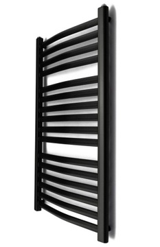 Grzejnik łazienk. Łezka zwykła 910/440 czarny mat