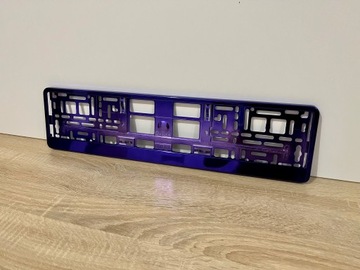 Рамка номерного знака ФИОЛЕТОВЫЙ ХРОМ 2 шт.