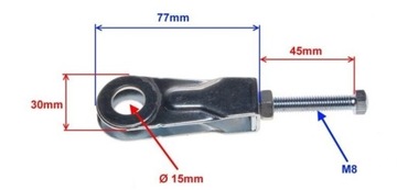 НАТЯЖИТЕЛЬ ЦЕПИ мопеда Romet Zetka 50cc Junak Zipp Barton