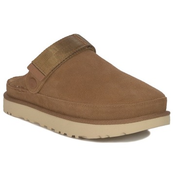 UGG Kapcie damskie klapki W Goldenstar Clog Chestnut 1138252 CHE r.39