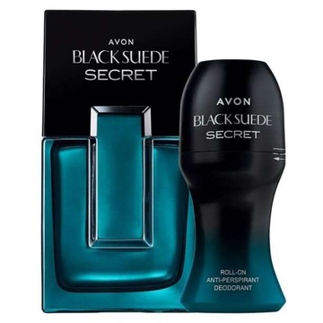 AVON Zestaw Black Suede Secret 2w1