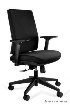 Fotel obrotowy Unique Shell low czarny ergonomiczn