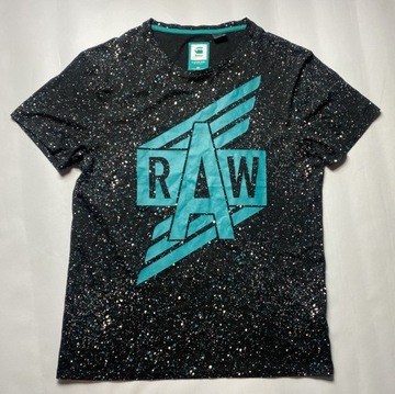 G-STAR RAW DENIM Duo Splatter Round Neck T-Shirt GSRD oryginalna /XL