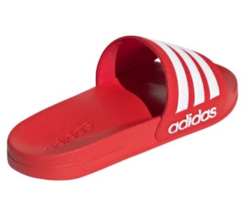 ADIDAS ADILETTE SHOWER CZERWONE KLAPKI 46 1S3A