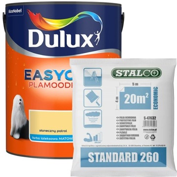 Dulux EasyCare Farba Słoneczny patrol 5L + GRATIS