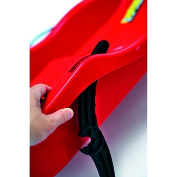 САНКИ С ТОРМОЗАМИ, ПЛАСТИКОВАЯ СПИНКА, БОЛЬШАЯ БОБСЛИ-ГОРКА