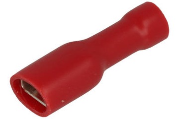 Konektor 4,8mm cały izolowany żeński 100szt