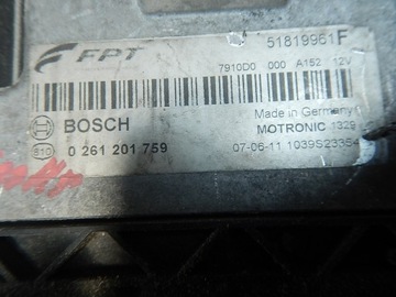FIAT 500 1.4 16V 51819961 ŘÍZENÍ JEDNOTKA