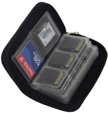 Etui organizer na karty pamięci case SD Micro CF