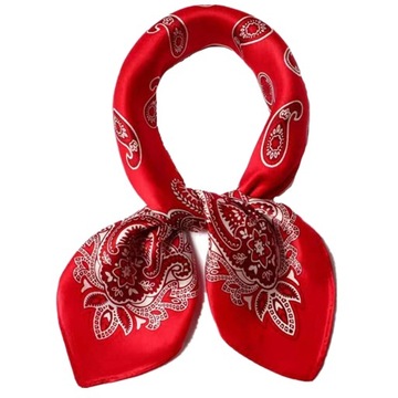 Hidżab Poncho Chusty Chustka damska czerwony Apaszka 100% Jedwab mężczyzna