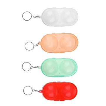 Прочный контейнер для красных мячей для настольного тенниса.