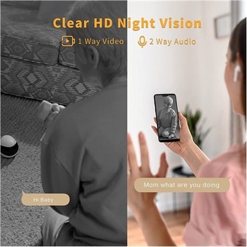 IP-камера робота Enabot EBO SE Н/Д MP, Н/Д, внешняя память 16 ГБ, поддержка 25